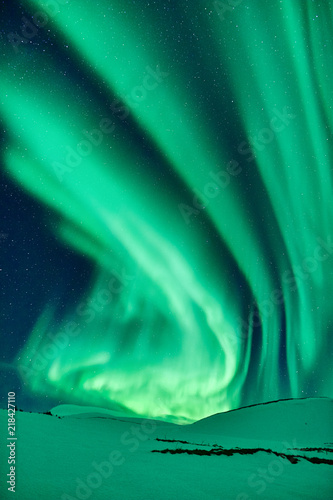 Bild auf Leinwand Northern lights in Island