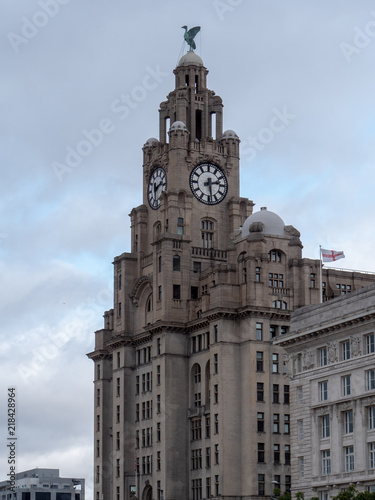 The Royal Liver Building, A grade 1 listed building in Liverpool, United Kingdom