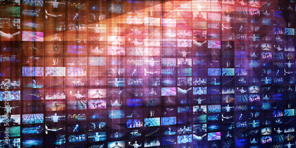 Obraz premium Multimedia Background