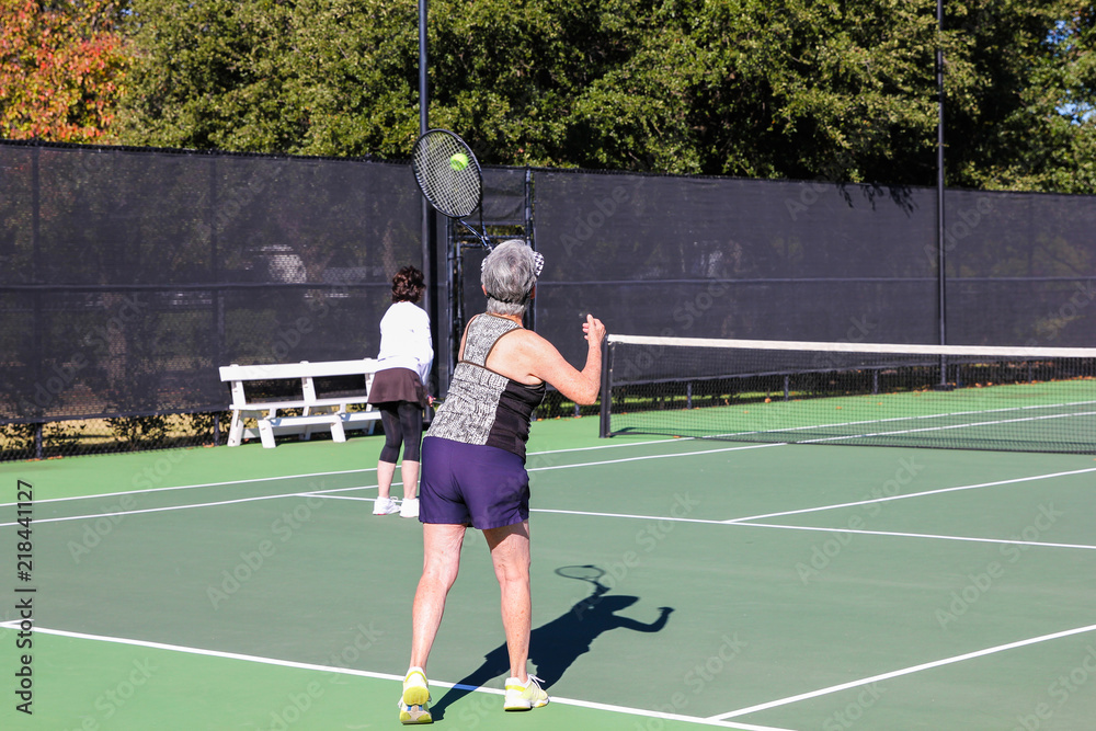 Senior Woman Tennis Player