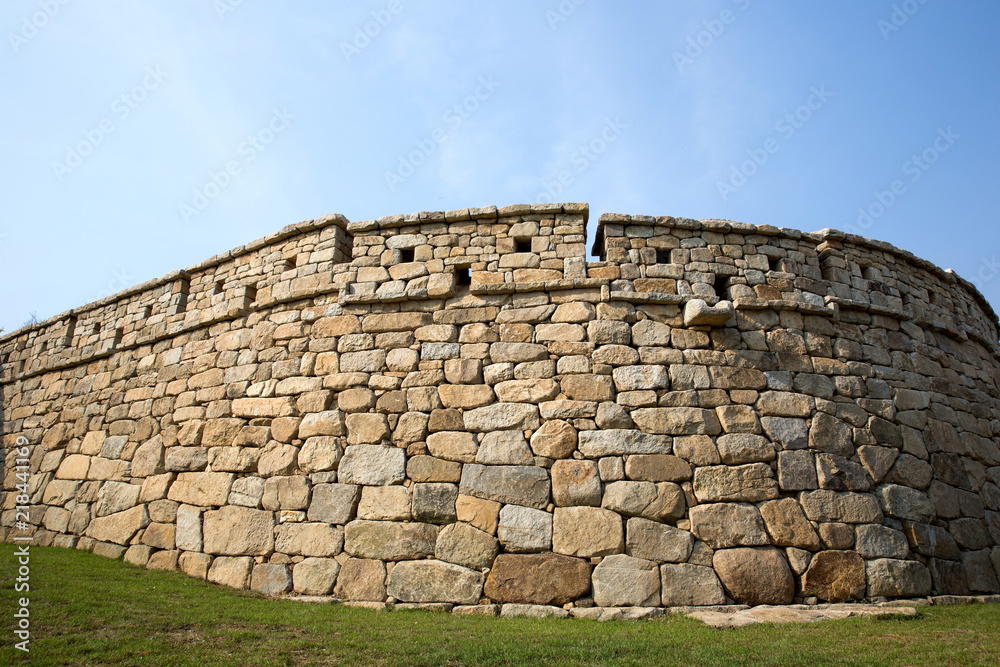It is a traditional fortress wall in Gochang-gun, Korea.
