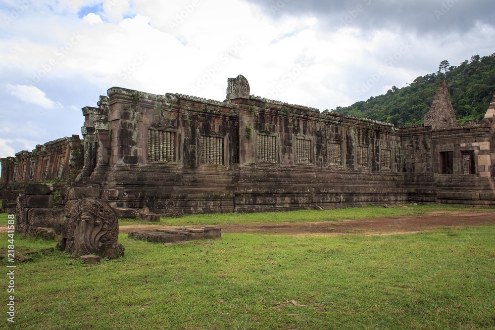 Vat Phou is a ruined Khmer Hindu temple complex in southern Laos. Champasak/Laos PDR.