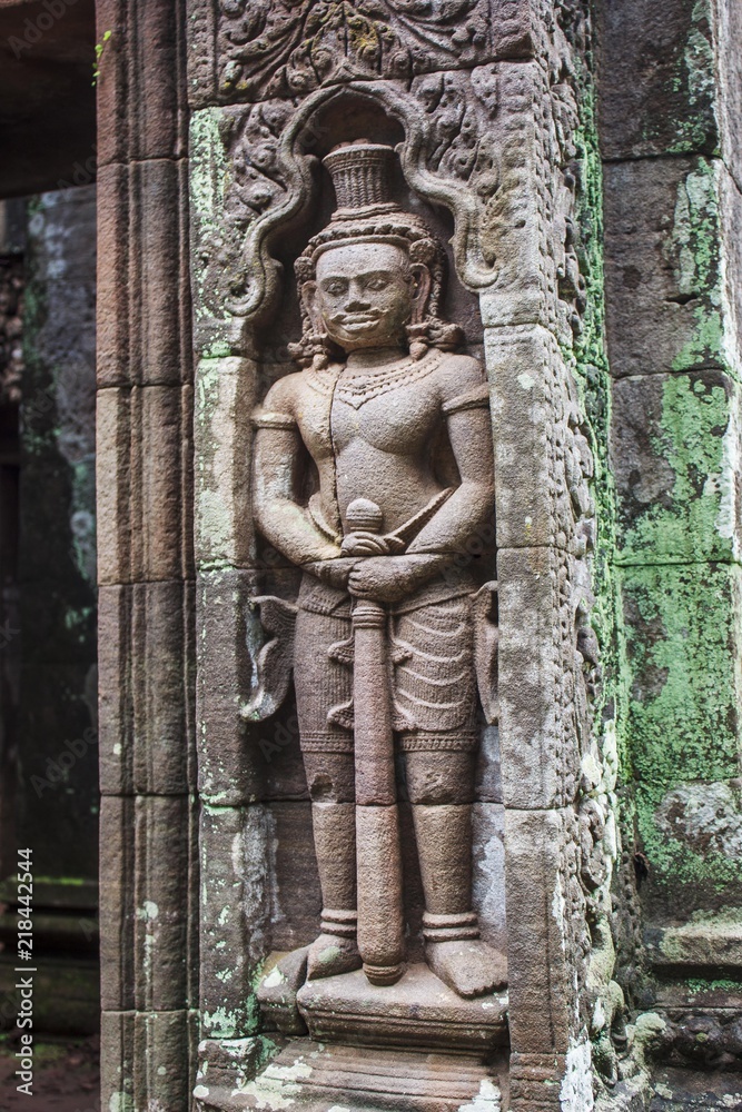 Vat Phou is a ruined Khmer Hindu temple complex in southern Laos. Champasak/Laos PDR.