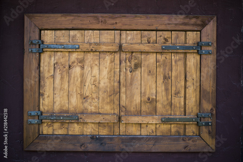 vintage wood window