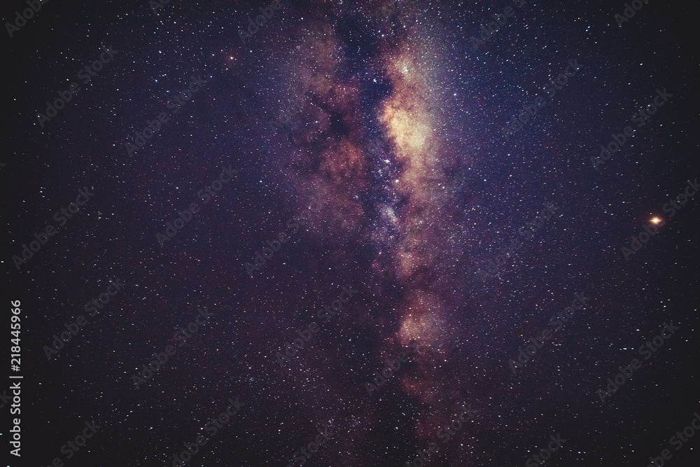 Milky Way stars as seen from a southern hemisphere. Mars is in central right part of image. Milky Way stars as seen from a southern hemisphere. Mars is in central right part of image.