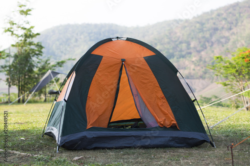 Camping tent in forest © Eak Ekkachai