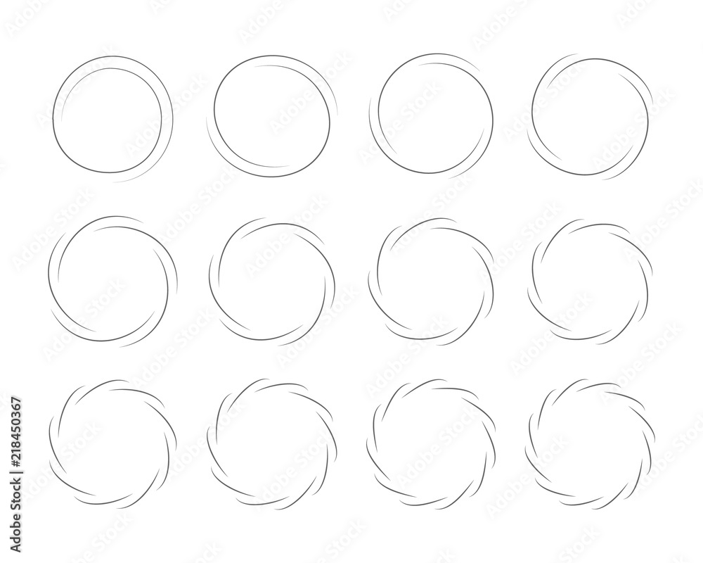Braids spiral swirl decoration frame twisted set circles wicker ring Braids spiral swirl decoration frame twisted set circles wicker ring