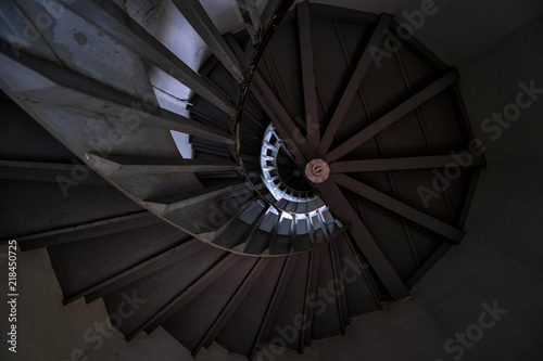 Staircase in the tower of Bangpain castle, Ayudhaya, Thailand
