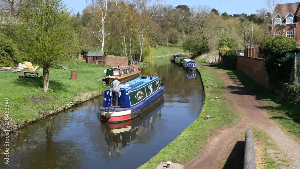 Canal and narrow boats in and around Stourport-on-Severn in the United Kingdom Canal and narrow boats in and around Stourport-on-Severn in the United Kingdom
