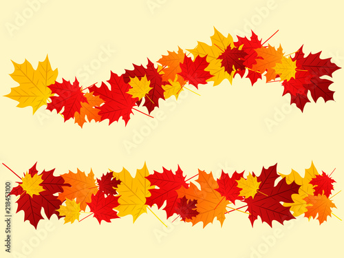 Maple leaf frame