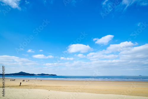 Sindu-ri Beach in korea.