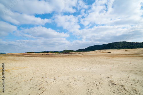 Sindu-ri Coastal dune in korea.
