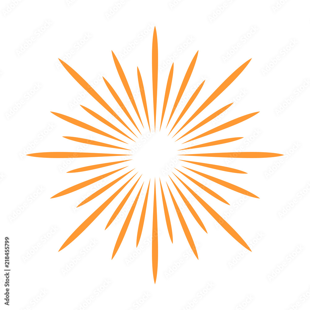 New Year or Independence Day celebration fireworks flat vector icon for apps and websites New Year or Independence Day celebration fireworks flat vector icon for apps and websites