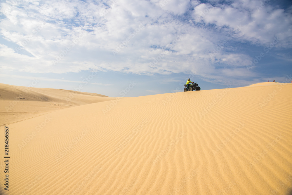 white sand dune Muine, Vietnam