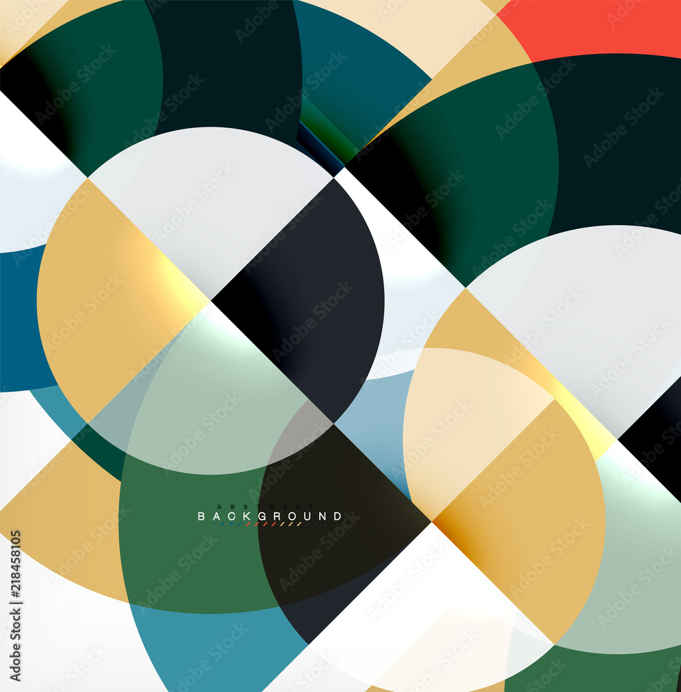 Modern circle abstract background Modern circle abstract background