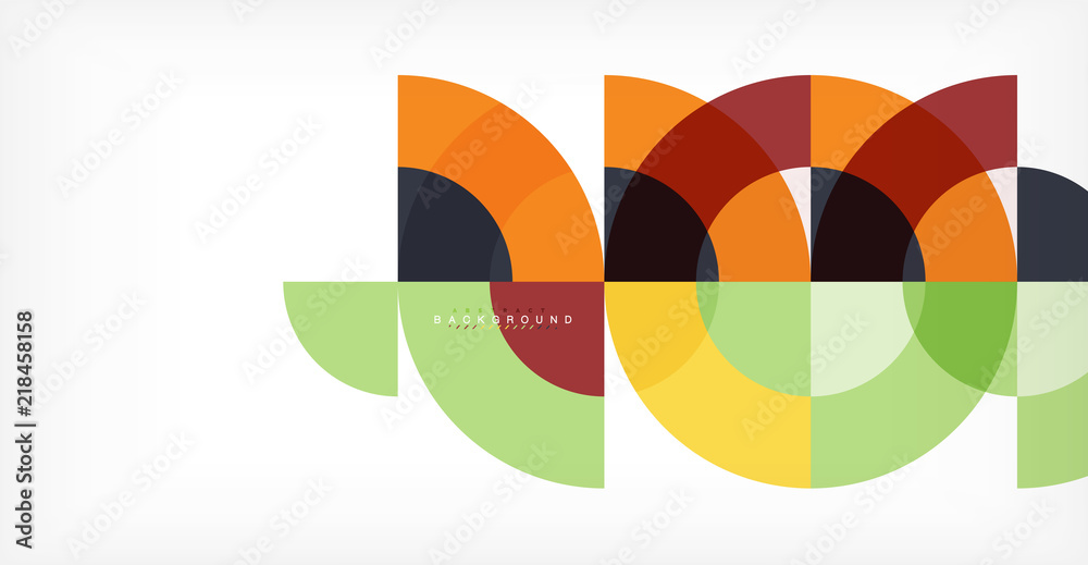 Obraz premium Modern circle abstract background