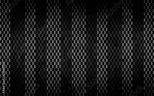 Grey halftone pattern background for design. Abstract gray poster stripes. Vintage dark monochrome background. Vector illustration.