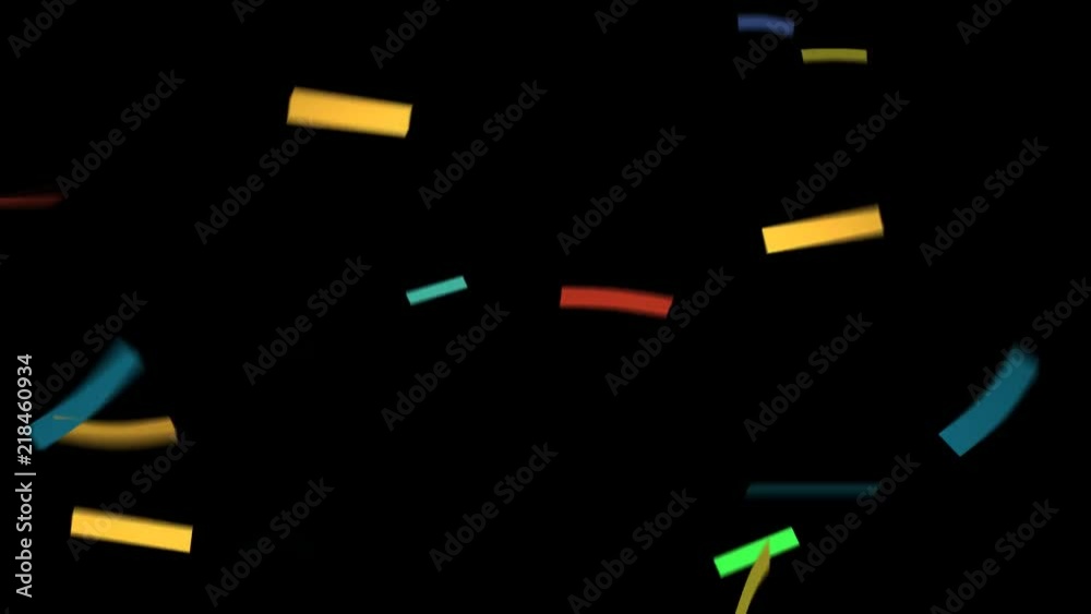Animated 3D confetti falling overlay small snippets.