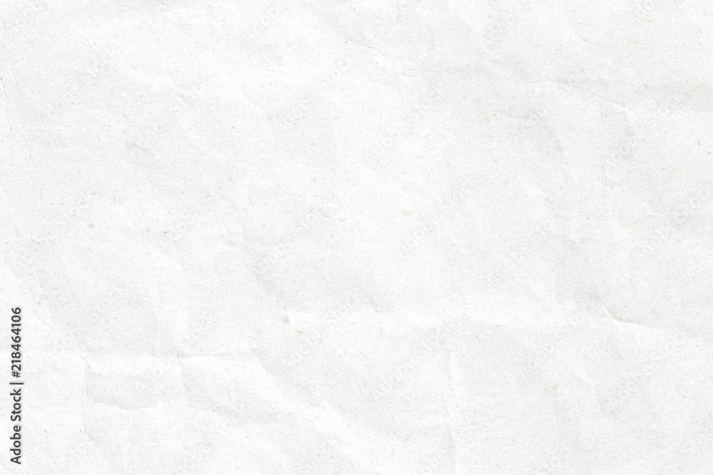 Crumpled white paper texture