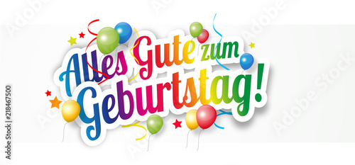 Alles Gute zum Geburtstag photo