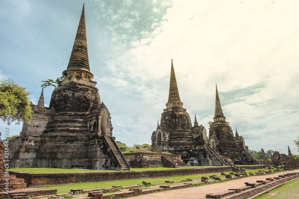 Wat Phra Si Sanphet, Ayutthaya historical park, Ayutthaya,Thailand
