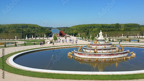 Fountain in the Versailles gardens
