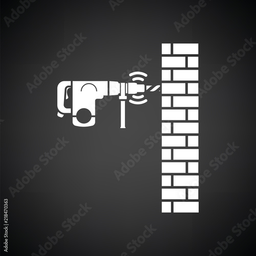 Icon of perforator drilling wall