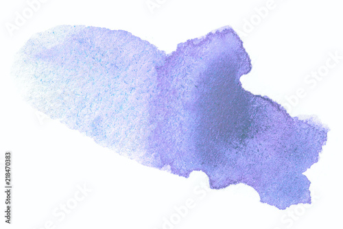 watercolor abstract spot blue violet