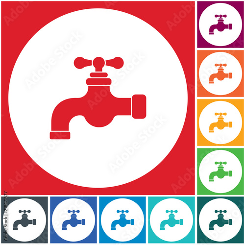 Water tap icon