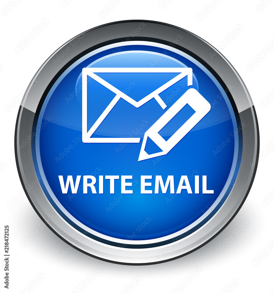 Write email optimum blue round button Write email optimum blue round button