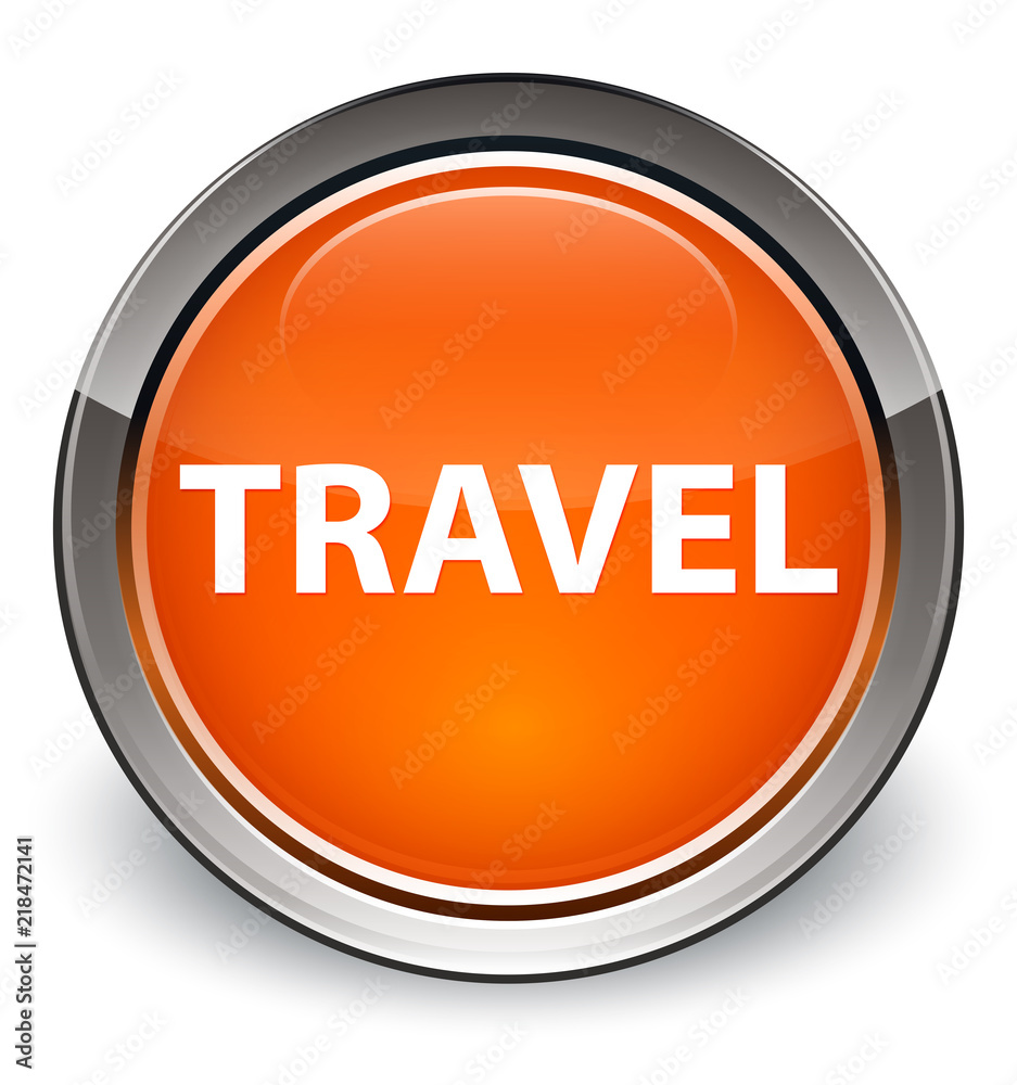 Travel optimum orange round button Travel optimum orange round button