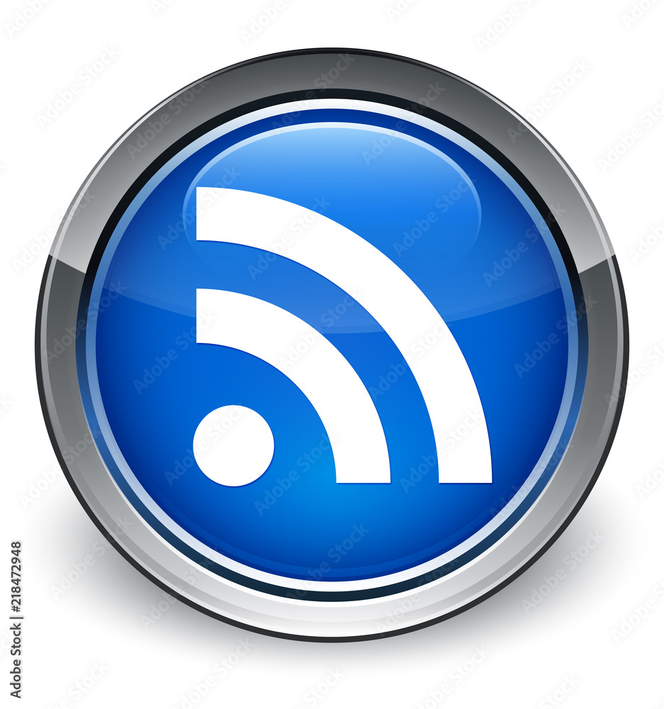 RSS icon optimum blue round button RSS icon optimum blue round button