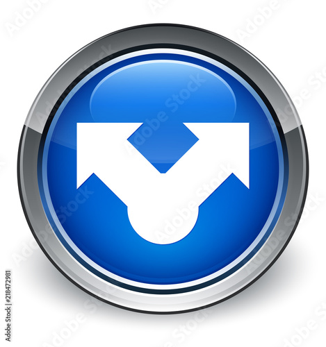 Free Download Share icon optimum blue round button - GFXLoad