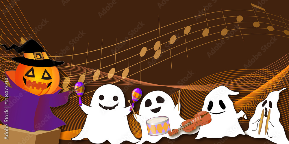 Naklejka premium ハロウィン