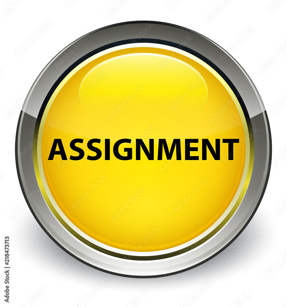 Assignment optimum yellow round button Assignment optimum yellow round button