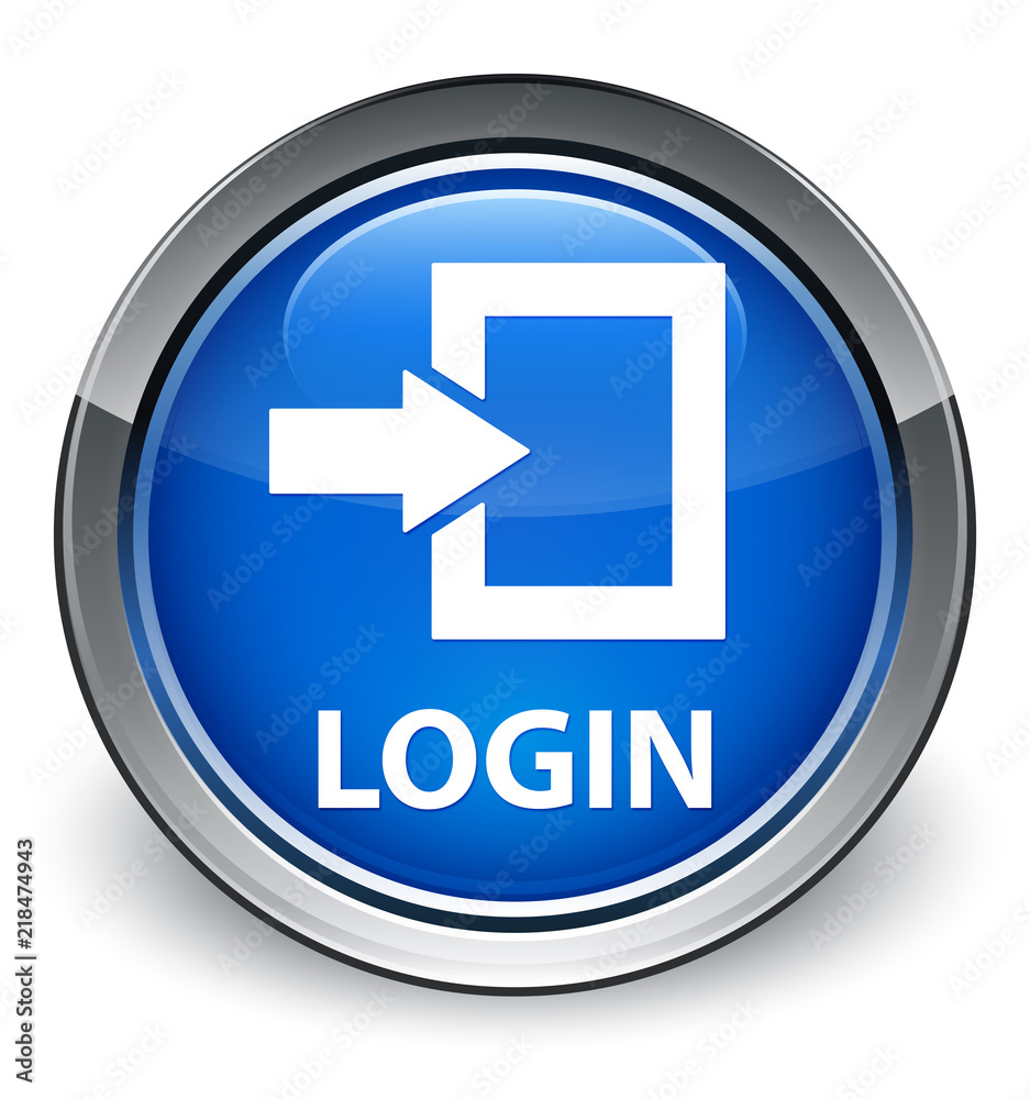Login optimum blue round button Login optimum blue round button