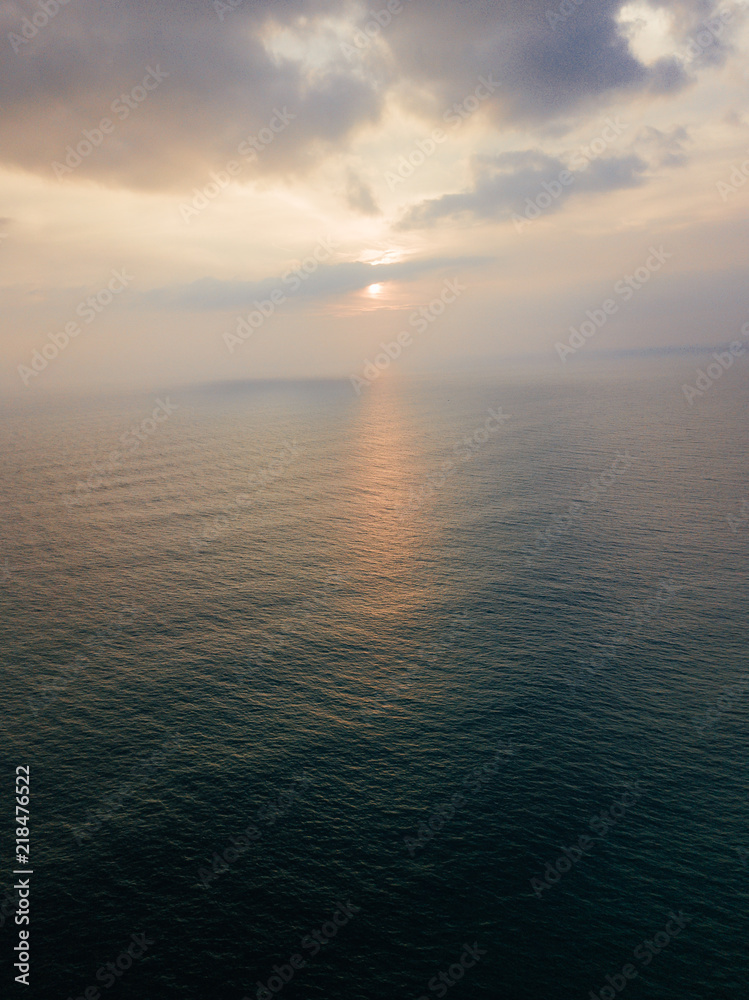 sunset above the sea sunset above the sea