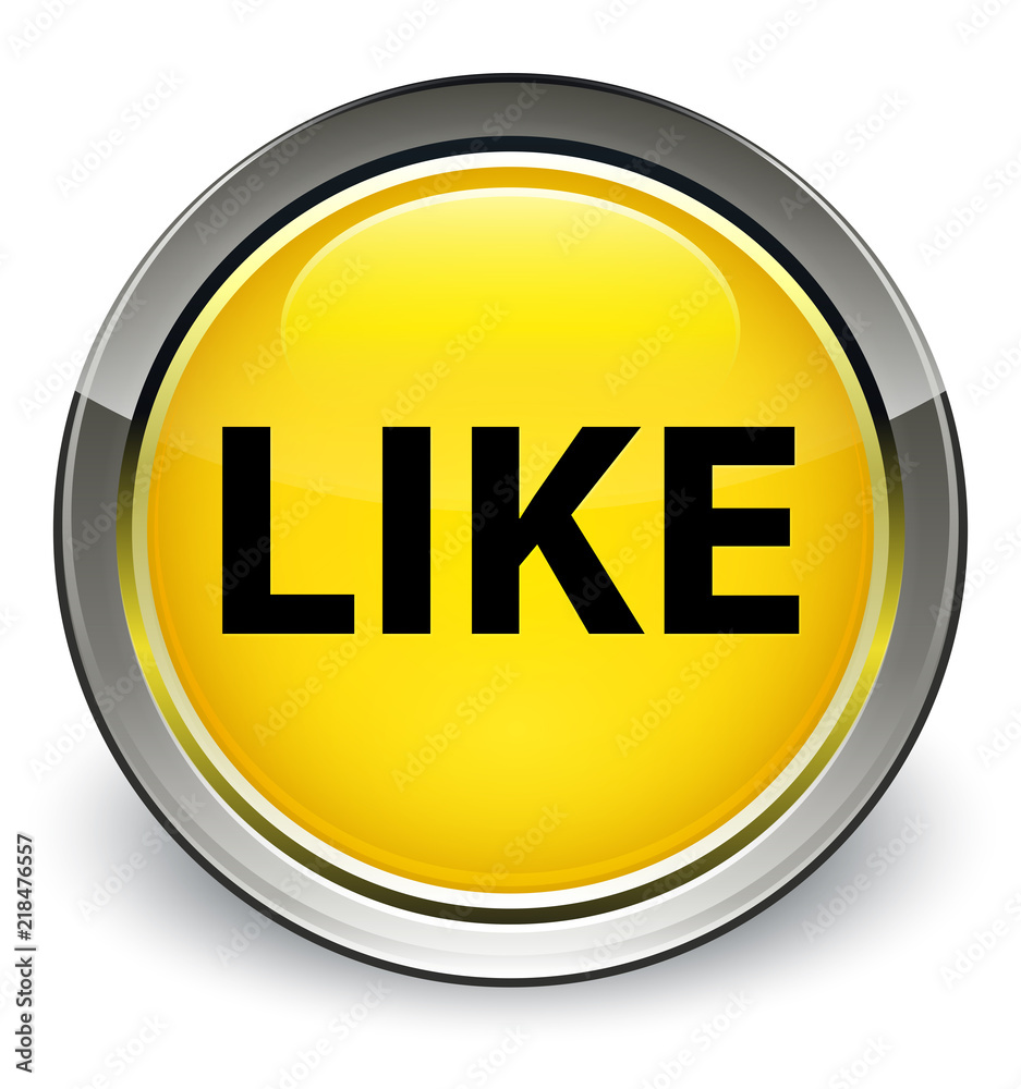 Like optimum yellow round button Like optimum yellow round button
