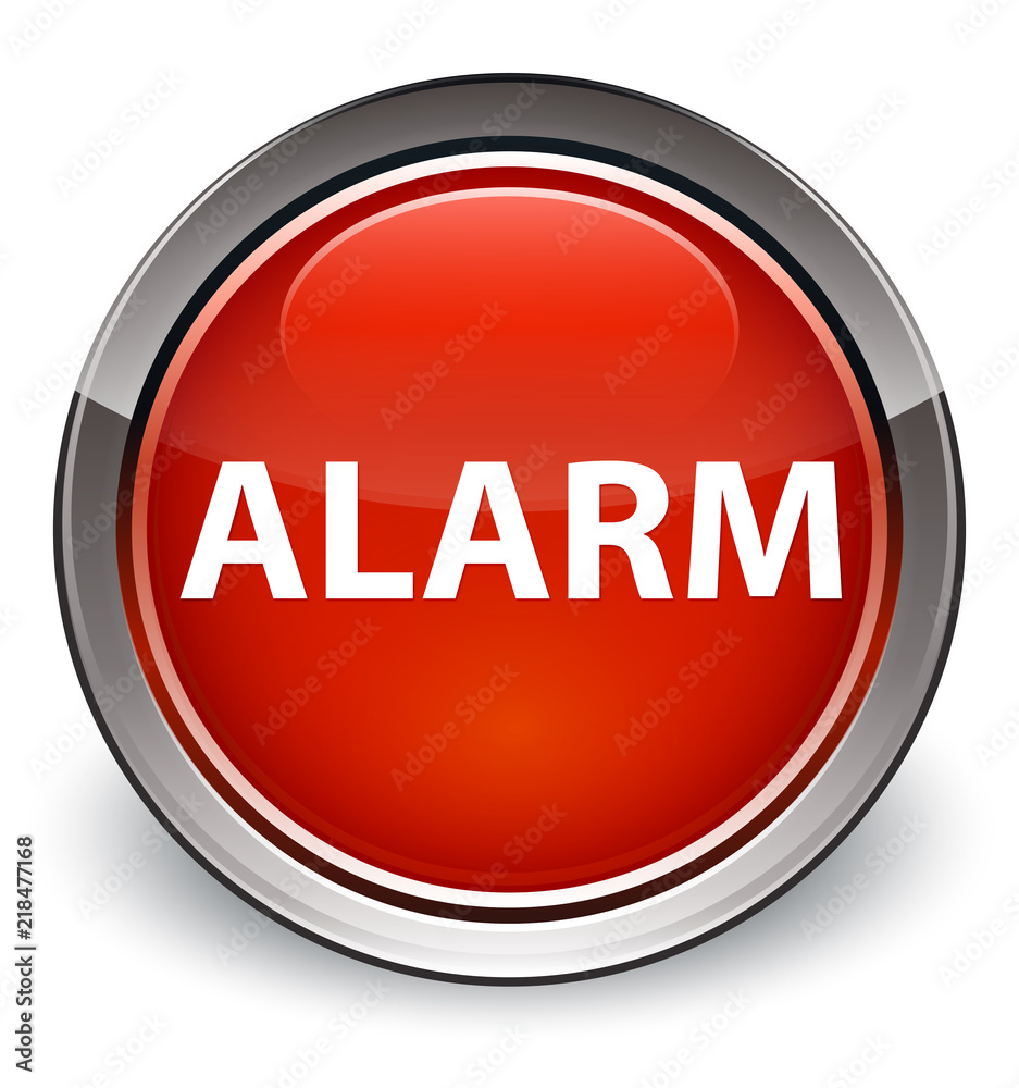 Alarm optimum red round button Alarm optimum red round button