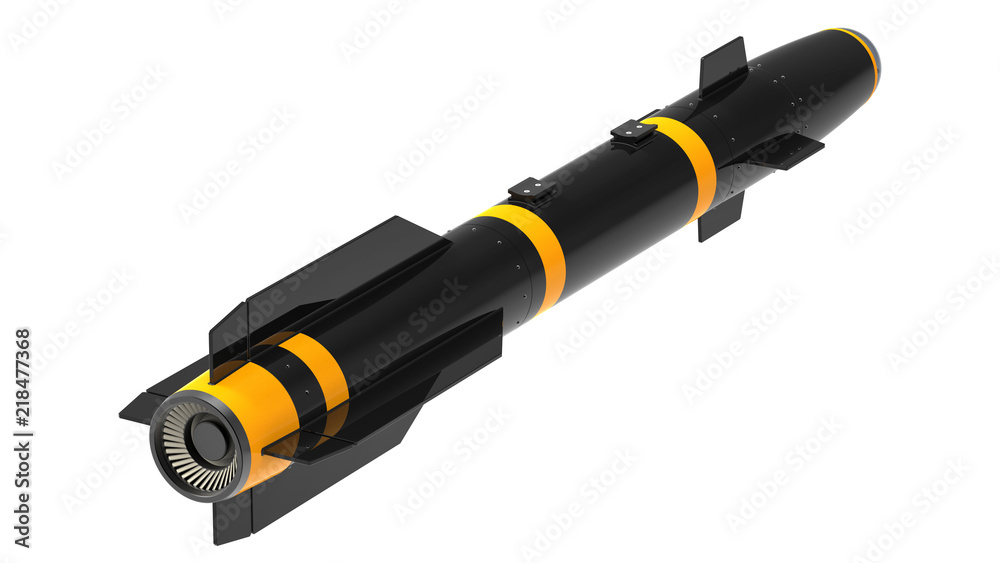 3d render of a ballistic missile 3d render of a ballistic missile