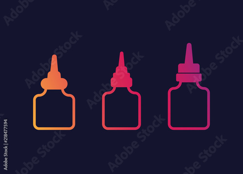 lubricant, oil for bike, lube icons