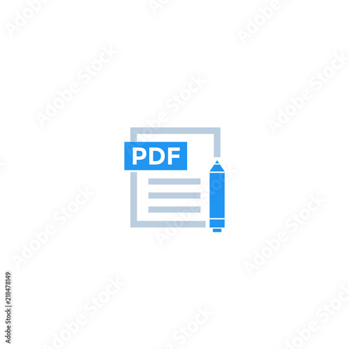 PDF document edit icon
