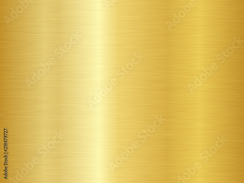 Brushed metal texture. Vector gold background. Seamless gold metal texture. photo