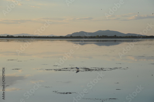 Orbetello's lagoon, Tuscany, Italy