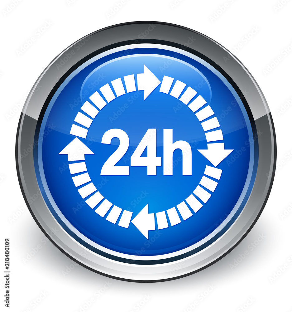 24 hours delivery icon optimum blue round button 24 hours delivery icon optimum blue round button