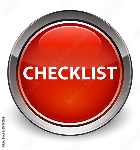 Checklist optimum red round button