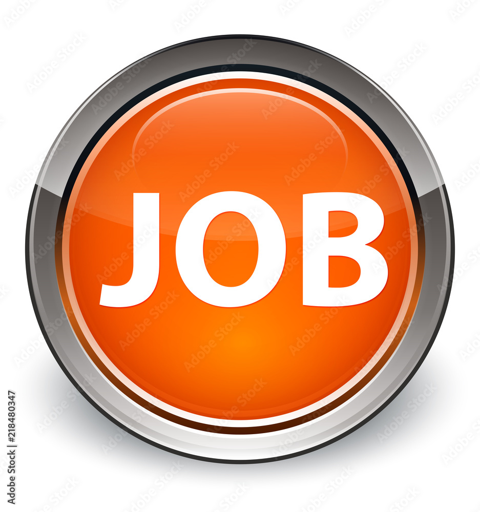 Job optimum orange round button Job optimum orange round button