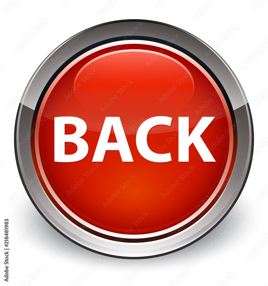 Back optimum red round button Back optimum red round button