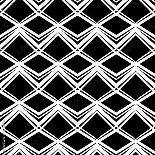 Seamless abstract geometric pattern. Mosaic texture. Zigzag texture. Textile rapport.