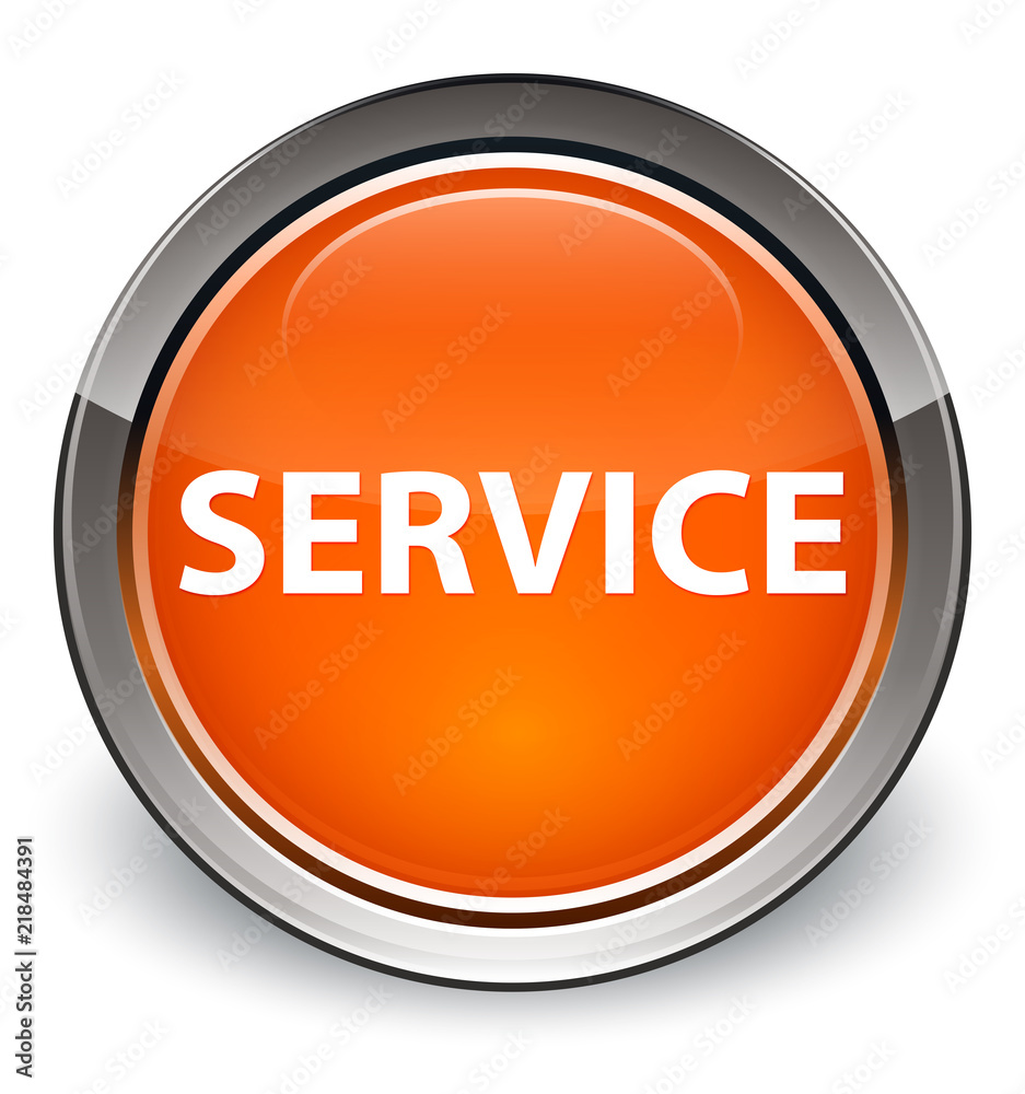 Service optimum orange round button Service optimum orange round button